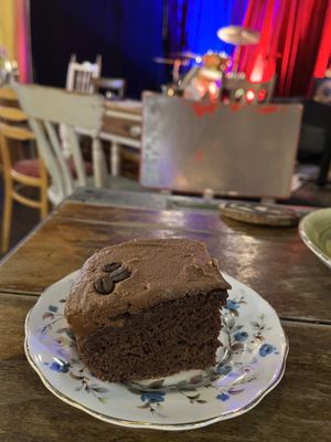 Chocolate coffee cake  at The Sound Lounge in Sutton