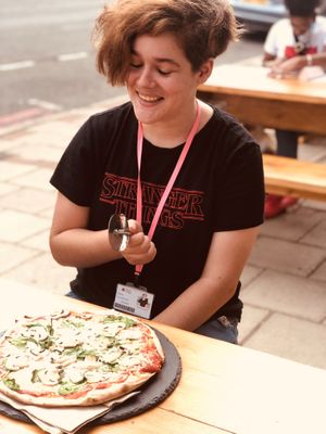 Outdoor seating at The Sound Lounge in Sutton