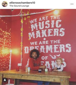 Indoor & outdoor seating at The Sound Lounge in Sutton