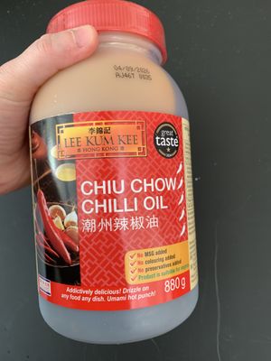 Chilli oil  at Asia Market in Dublin