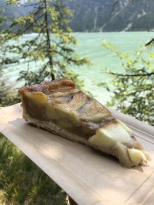 Apple pie to go  at Cafe Loumee in Fuessen