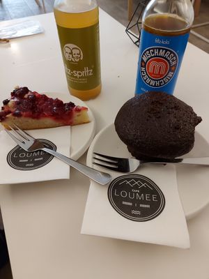 Dessert at Cafe Loumee in Fuessen