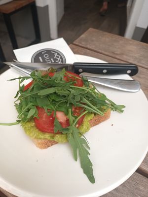 Guacamole sandwich at Cafe Loumee in Fuessen