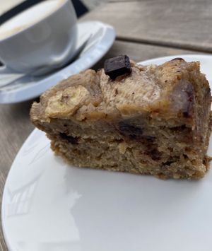 Banana bread  at Cafe Loumee in Fuessen