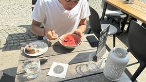   at Cafe Loumee in Fuessen