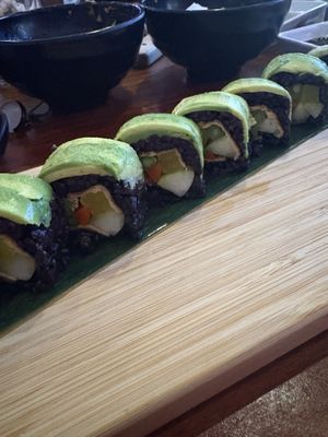 Genki Veggie Roll  at Soho Ramen & Sake Bar in Temecula