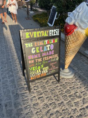   at Arte Italiano Gelateria in Kefalonia