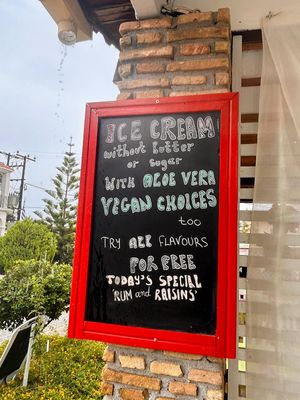   at Arte Italiano Gelateria in Kefalonia