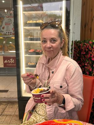   at Arte Italiano Gelateria in Kefalonia