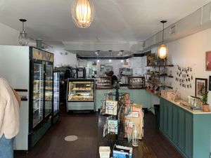 Interior at Crust Vegan Bakery in Philadelphia