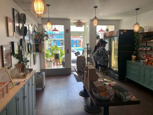 Interior at Crust Vegan Bakery in Philadelphia