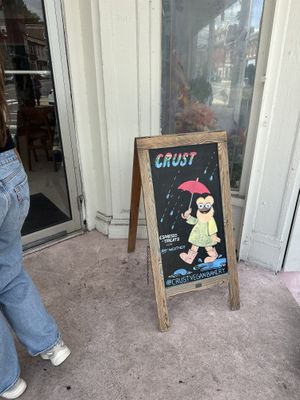 Outsidee  at Crust Vegan Bakery in Philadelphia