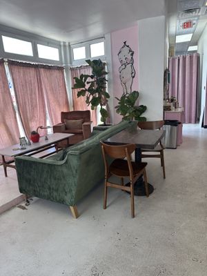 Inside  at Crust Vegan Bakery in Philadelphia