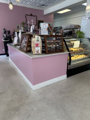 Inside  at Crust Vegan Bakery in Philadelphia