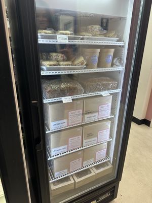Fridge  at Crust Vegan Bakery in Philadelphia