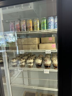 Fridge  at Crust Vegan Bakery in Philadelphia