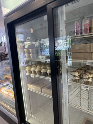 Fridge  at Crust Vegan Bakery in Philadelphia