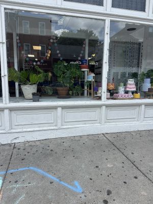 Outside  at Crust Vegan Bakery in Philadelphia