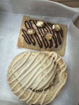Smores poptart and cheese danish  at Crust Vegan Bakery in Philadelphia