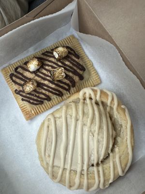 Smores poptart and cheese danish  at Crust Vegan Bakery in Philadelphia