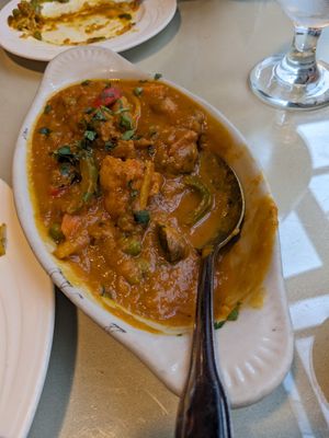 Specialty curry with veggies at Daawat Indian Grill & Bar in Seattle