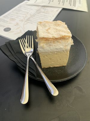 Kremšnita at Green One BTC in Ljubljana