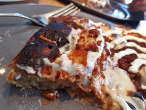 Pizza at Green One BTC in Ljubljana