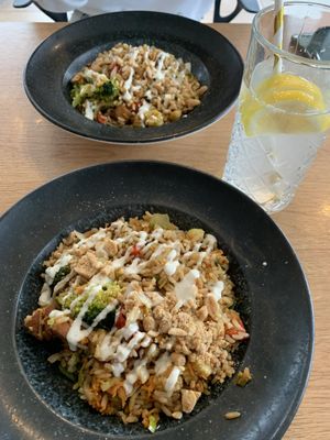 Vegan stir fry  at Green One BTC in Ljubljana