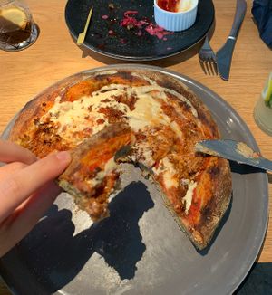 Wanted to make a picture earlier but it was so tasty I already ate half and boyfriend was already finished😅  at Green One BTC in Ljubljana