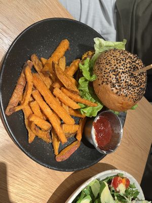 House BBQ cheeseburger  at Green One BTC in Ljubljana