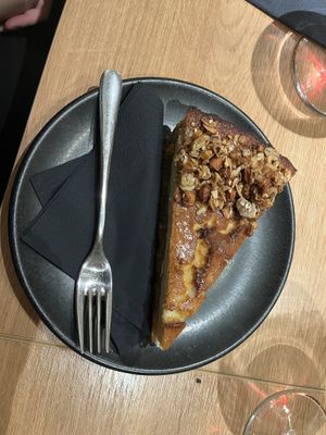 Apple cake  at Green One BTC in Ljubljana