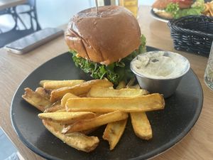 Beyond burger  at Green One BTC in Ljubljana