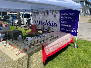 Definitely my FAVORITE stand. Their candles smell phenomenal!  at Tremont Farmers Market in Cleveland