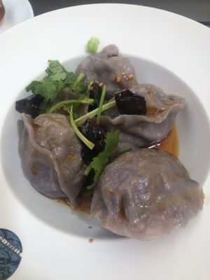 Vegan dumplings   at Nine Dumplings Nine Dishes in Vancouver