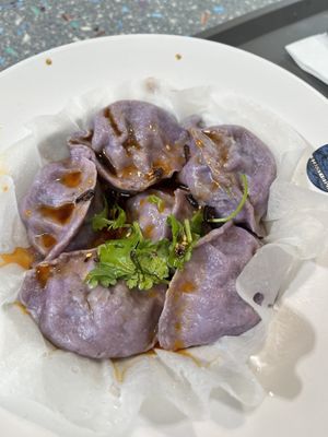 vegan dumplings   at Nine Dumplings Nine Dishes in Vancouver