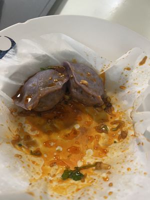 Delicious vegan dumplings !  at Nine Dumplings Nine Dishes in Vancouver