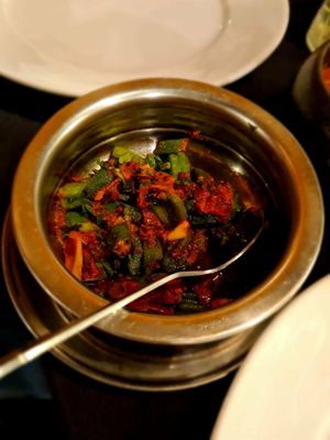 Okra - vegetable side at The Curry House in Shrewsbury