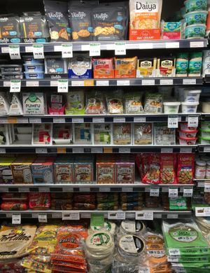 Plant based meats and cheeses at Mississippi Market Food Co-op - Selby Ave in St Paul