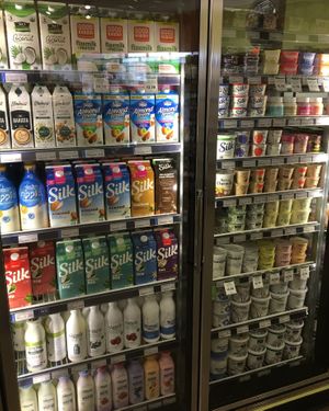 Plant based milks and yogurts at Mississippi Market Food Co-op - Selby Ave in St Paul