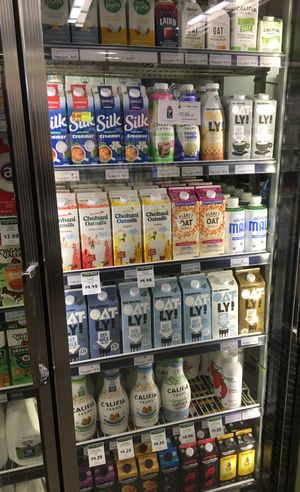 Plant based milks at Mississippi Market Food Co-op - Selby Ave in St Paul