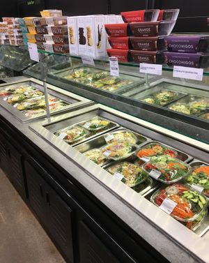 Prepared salads at Mississippi Market Food Co-op - Selby Ave in St Paul