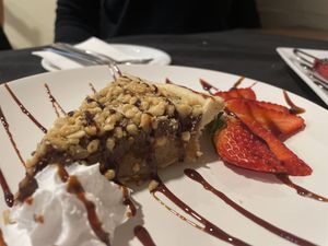 Snickers pie  at Phoenix Belgian Vegg in Malaga