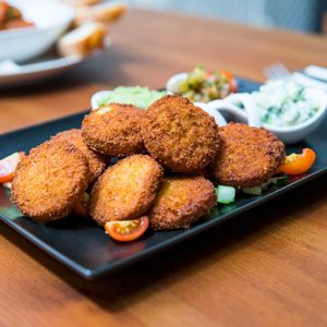 Falafel at Phoenix Belgian Vegg in Malaga