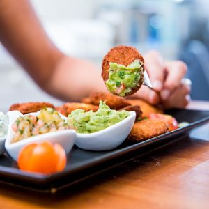 Falafel at Phoenix Belgian Vegg in Malaga