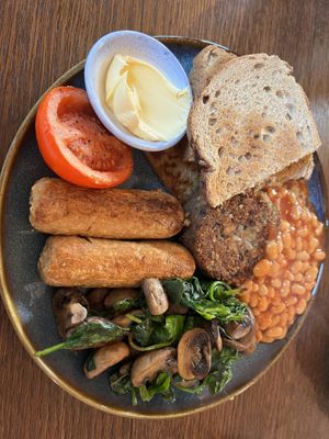 Full Vegan Breakfast   at The Midge Bite Cafe in Achnasheen