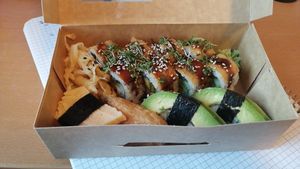 Veggie lyx menu at Aiko Sushi in Lund