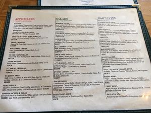 FuD menu at FuD in Kansas City