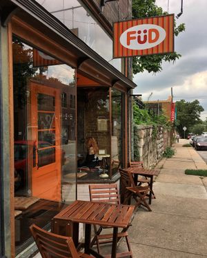 Adorable storefront!  at FuD in Kansas City