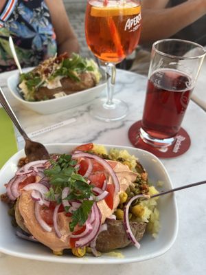 Super leckere vegane sauce  at Kartoffelspeicher in Luebeck