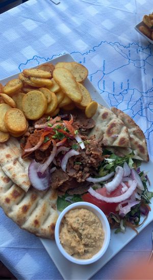 vegan gyros 😍🌱  at Zorbas in Zakynthos